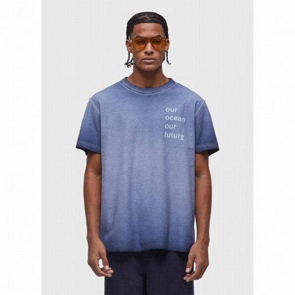 画像4: OSKLEN MEN'S オスクレン OSKLEN double watercolor fish T-shirt  Tシャツ (4)