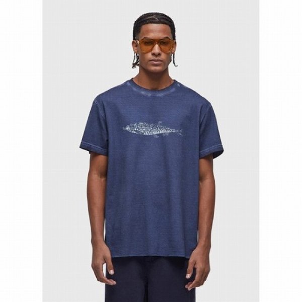 画像1: OSKLEN MEN'S オスクレン OSKLEN double watercolor fish T-shirt  Tシャツ (1)