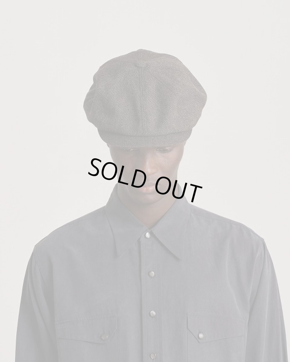 画像8: T.T (Taiga Takahashi)　Lot.006 NEWSBOY CAP MELANGE CHARCOAL (8)