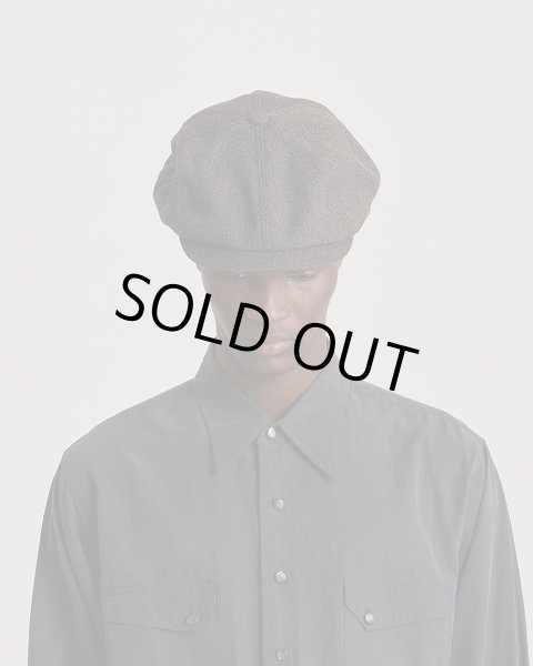 画像8: T.T (Taiga Takahashi)　Lot.006 NEWSBOY CAP MELANGE CHARCOAL (8)