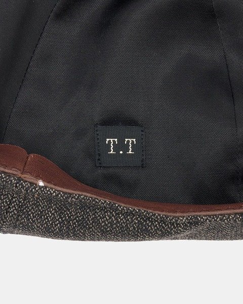画像7: T.T (Taiga Takahashi)　Lot.006 NEWSBOY CAP MELANGE CHARCOAL (7)