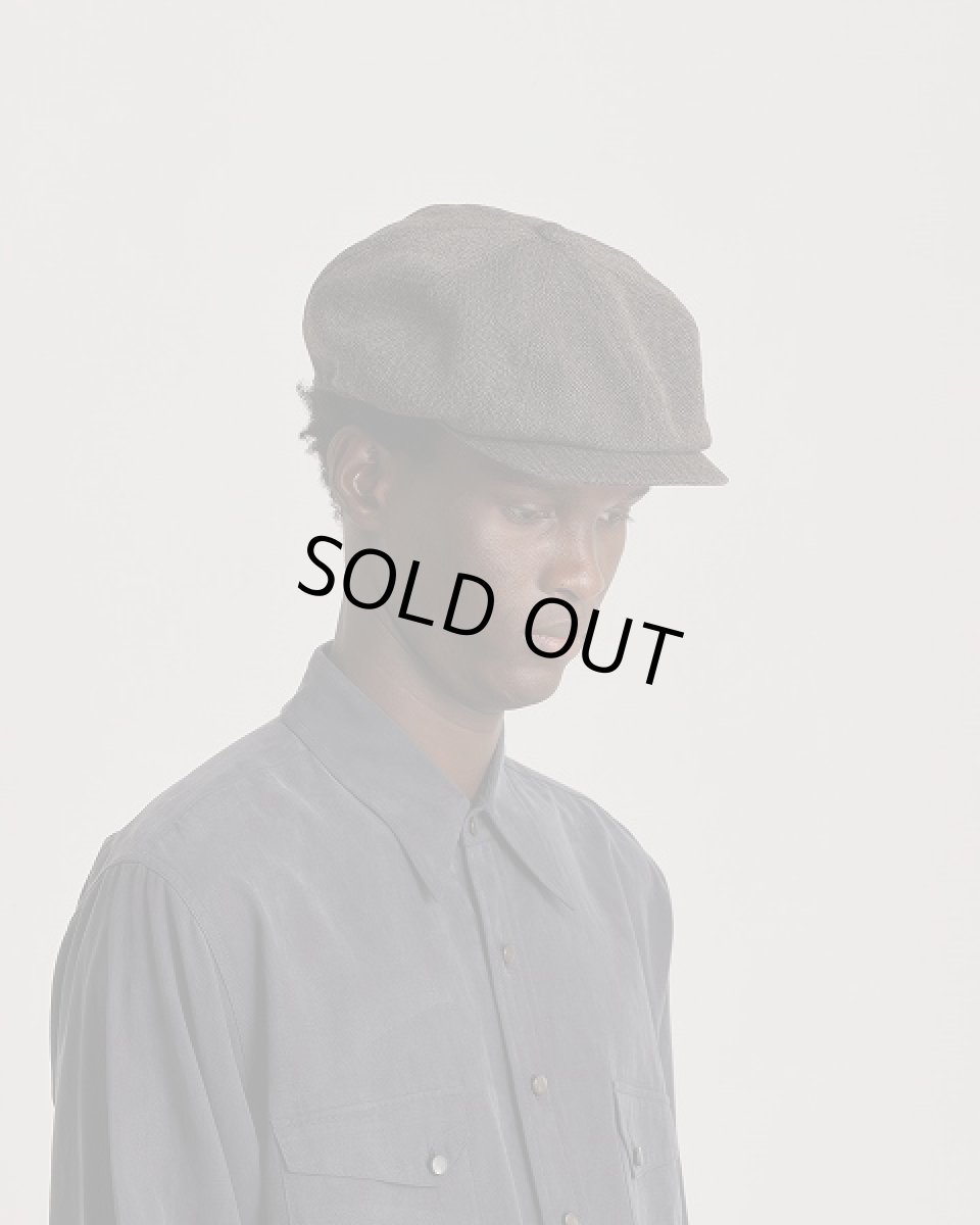 画像9: T.T (Taiga Takahashi)　Lot.006 NEWSBOY CAP MELANGE CHARCOAL (9)