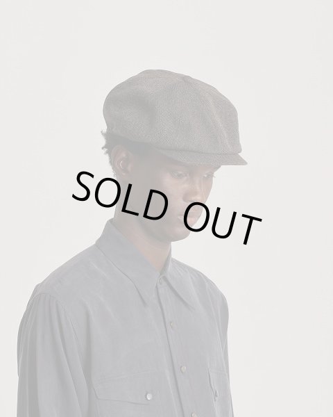 画像9: T.T (Taiga Takahashi)　Lot.006 NEWSBOY CAP MELANGE CHARCOAL (9)