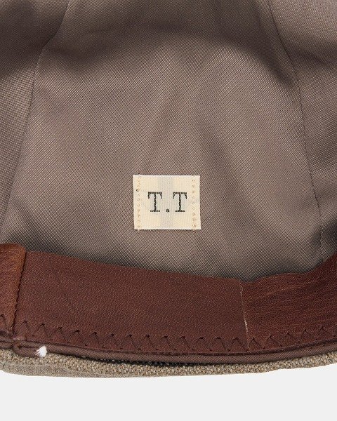 画像7: T.T (Taiga Takahashi)　Lot.006 NEWSBOY CAP MELANGE BEIGE (7)