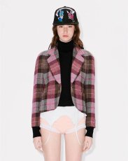 画像4: KENZO Paris (WOMEN'S) テーラード ジャケット イン harris tweed (4)