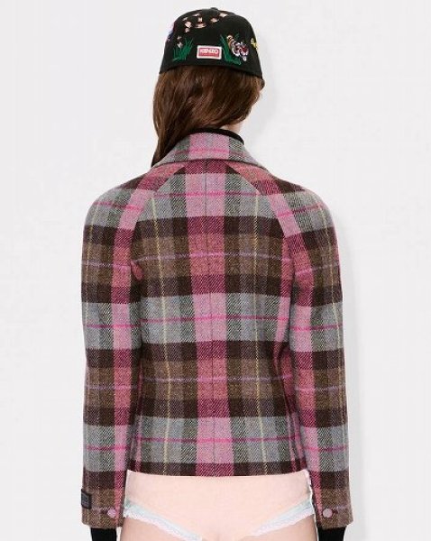 画像5: KENZO Paris (WOMEN'S) テーラード ジャケット イン harris tweed (5)