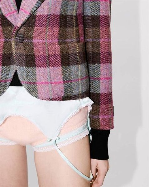 画像7: KENZO Paris (WOMEN'S) テーラード ジャケット イン harris tweed (7)