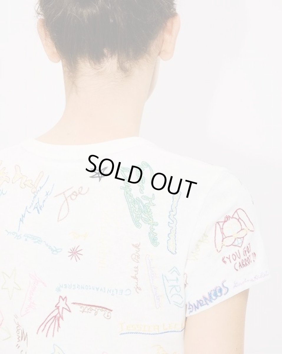 画像6: KENZO Paris (WOMEN'S) Graduation' エンブロイダリー コットン Tシャツ (6)