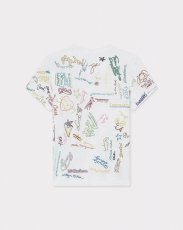 画像7: KENZO Paris (WOMEN'S) Graduation' エンブロイダリー コットン Tシャツ (7)