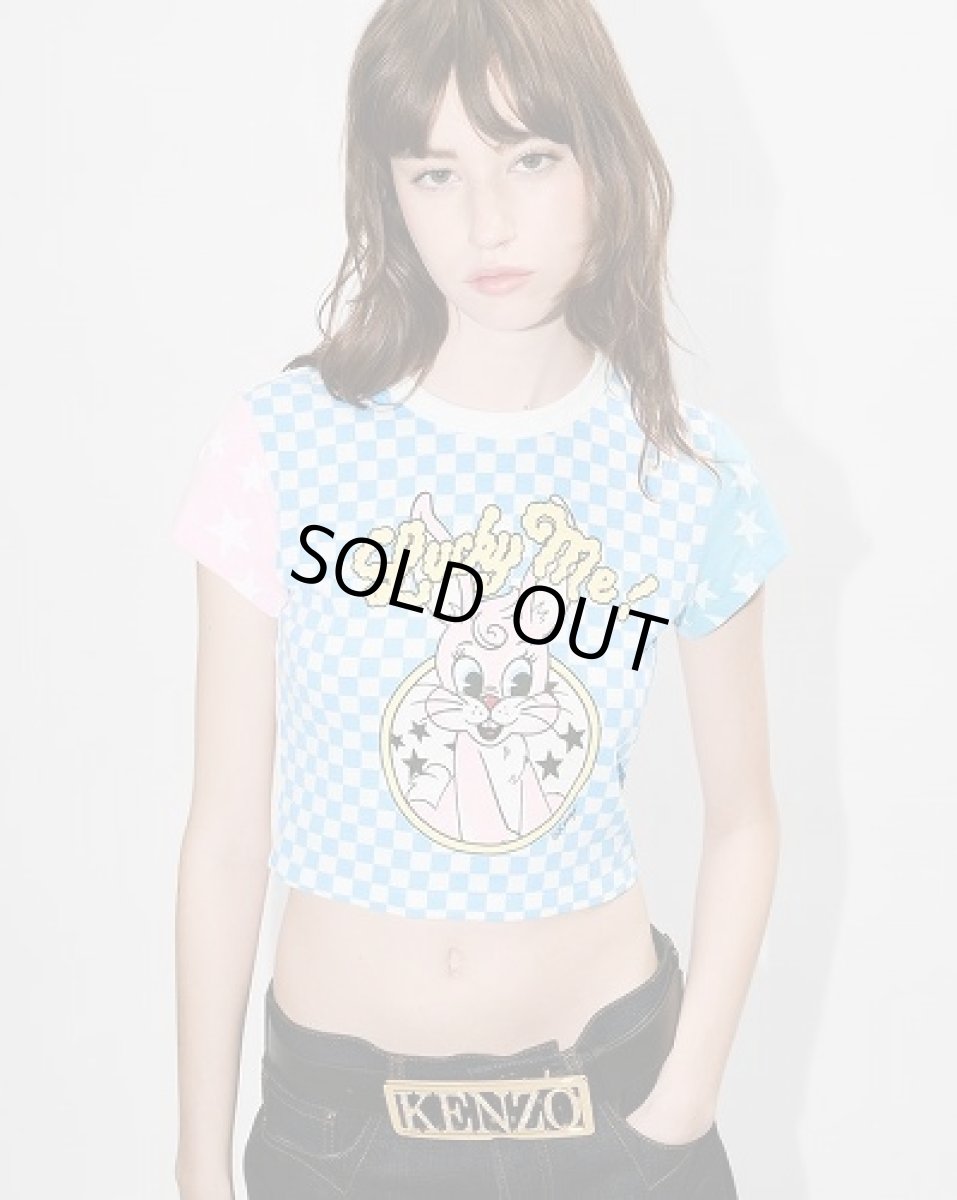 画像7: KENZO Paris (WOMEN'S) カラーリング クロップド コットン Tシャツ (7)