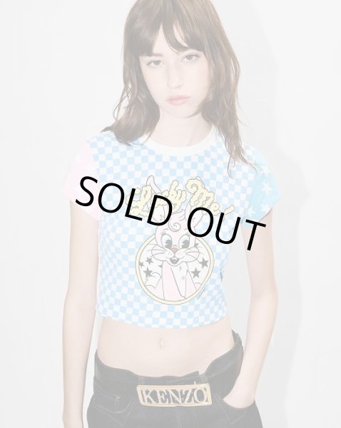 画像7: KENZO Paris (WOMEN'S) カラーリング クロップド コットン Tシャツ (7)