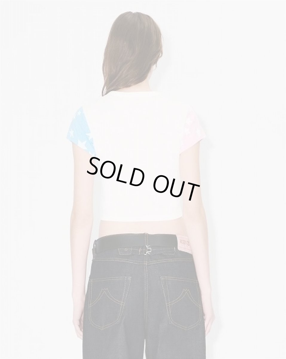画像3: KENZO Paris (WOMEN'S) カラーリング クロップド コットン Tシャツ (3)