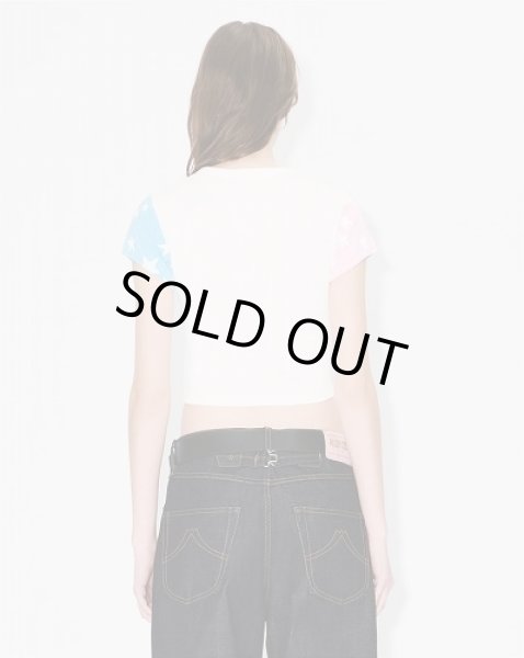 画像3: KENZO Paris (WOMEN'S) カラーリング クロップド コットン Tシャツ (3)