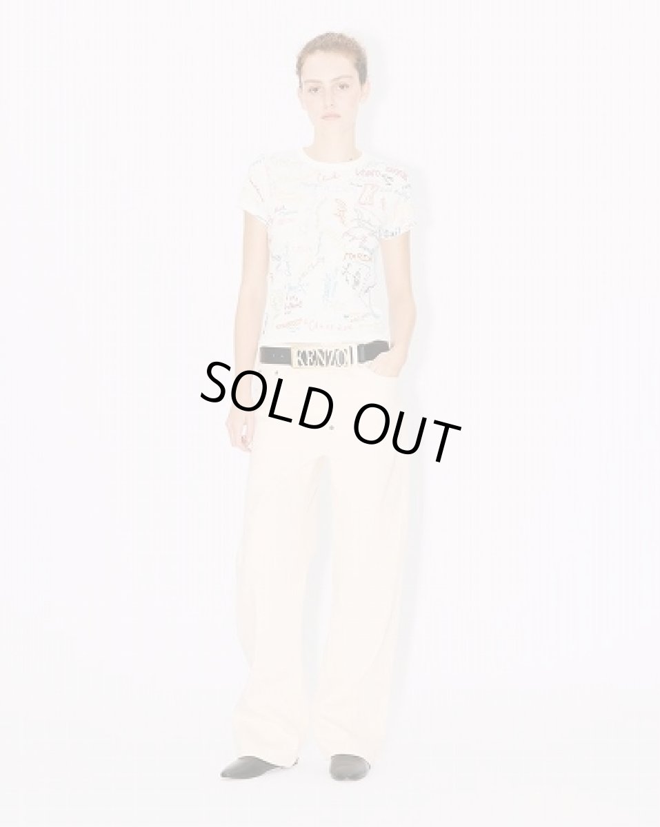 画像4: KENZO Paris (WOMEN'S) Graduation' エンブロイダリー コットン Tシャツ (4)