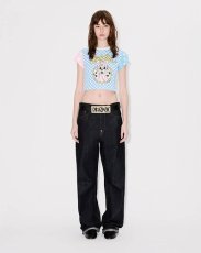 画像4: KENZO Paris (WOMEN'S) カラーリング クロップド コットン Tシャツ (4)