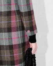 画像10: KENZO Paris (WOMEN'S) ロング テーラード コート イン Harris tweed (10)