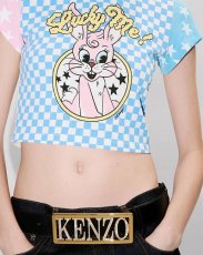 画像6: KENZO Paris (WOMEN'S) カラーリング クロップド コットン Tシャツ (6)
