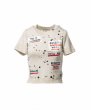 画像1: Maison MIHARA YASUHIRO(WOMEN'S)  Embellished Sticker Mini T-shirt ミニTシャツ (1)