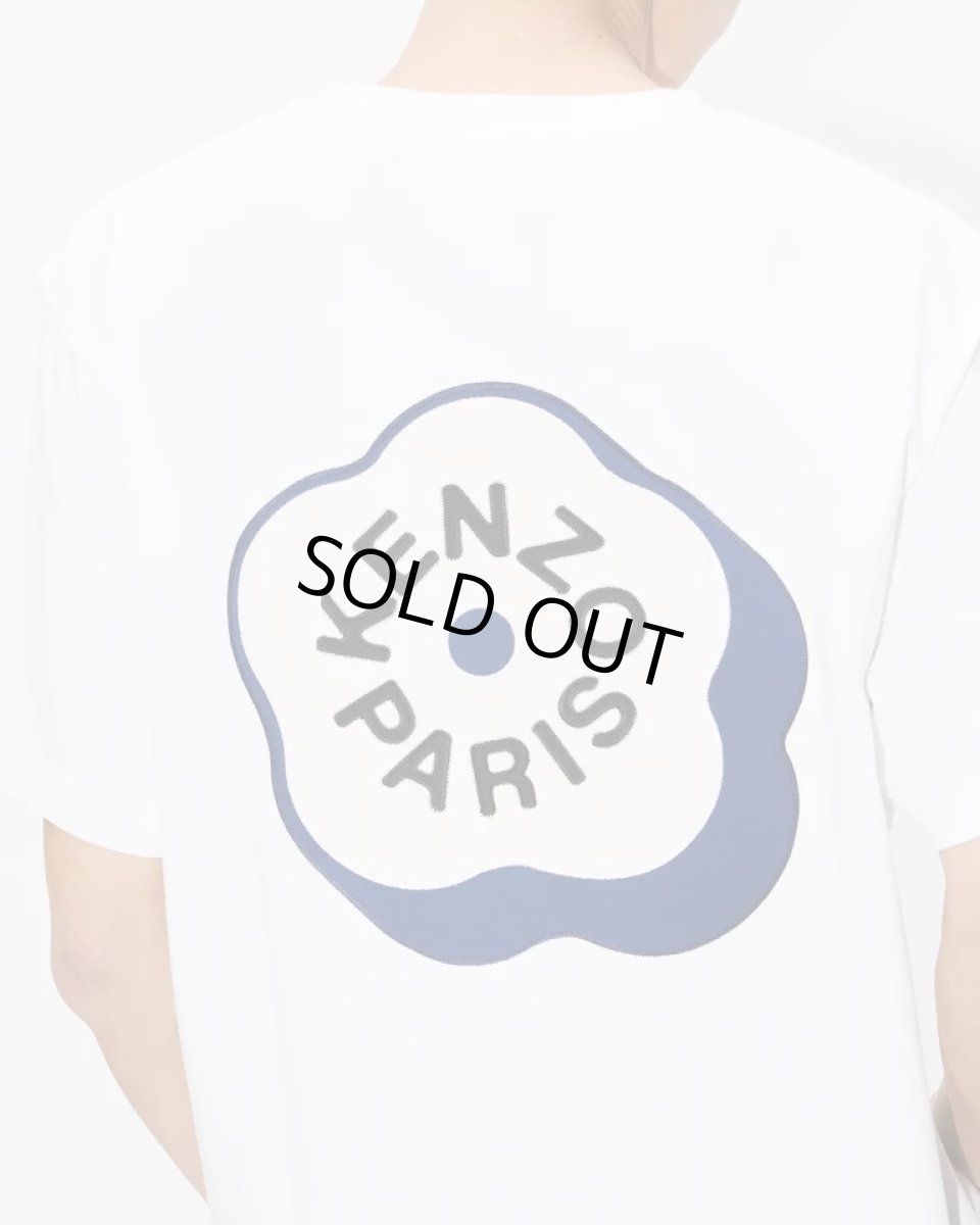 画像4: 'Boke Flower 2.0' エンブロイダリー オーバーサイズ Tシャツ イン コットン (4)