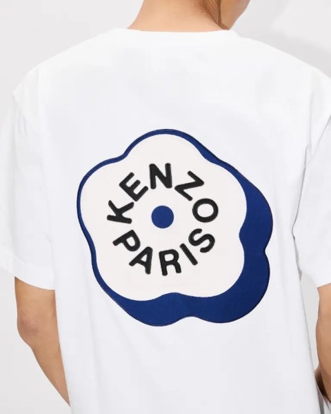 画像4: 'Boke Flower 2.0' エンブロイダリー オーバーサイズ Tシャツ イン コットン (4)