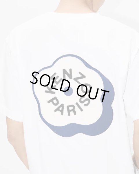 画像4: 'Boke Flower 2.0' エンブロイダリー オーバーサイズ Tシャツ イン コットン (4)