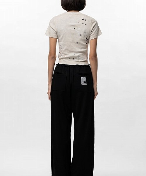 画像4: Maison MIHARA YASUHIRO(WOMEN'S)  Embellished Sticker Mini T-shirt ミニTシャツ (4)