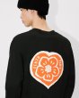 画像4: 'KENZO Boke Heart' リラックス ロングスリーブ Tシャツ イン コットン (4)