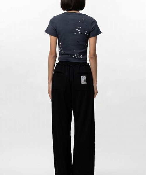 画像4: Maison MIHARA YASUHIRO(WOMEN'S)  Embellished Sticker Mini T-shirt ミニTシャツ (4)