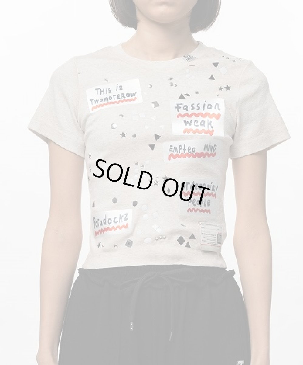 画像6: Maison MIHARA YASUHIRO(WOMEN'S)  Embellished Sticker Mini T-shirt ミニTシャツ (6)