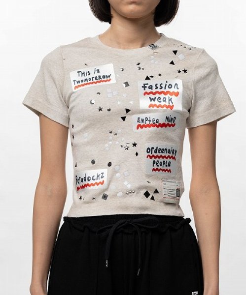 画像6: Maison MIHARA YASUHIRO(WOMEN'S)  Embellished Sticker Mini T-shirt ミニTシャツ (6)