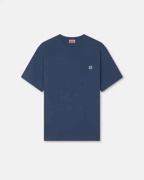 画像1: 'Boke Flower' エンブロイダリー Tシャツ イン コットン (1)