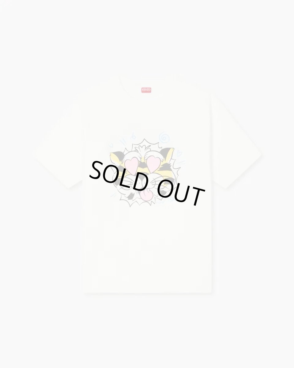 画像1: 'KENZO Wild Tiger' オーバーサイズ Tシャツ イン コットン (1)