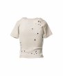 画像2: Maison MIHARA YASUHIRO(WOMEN'S)  Embellished Sticker Mini T-shirt ミニTシャツ (2)
