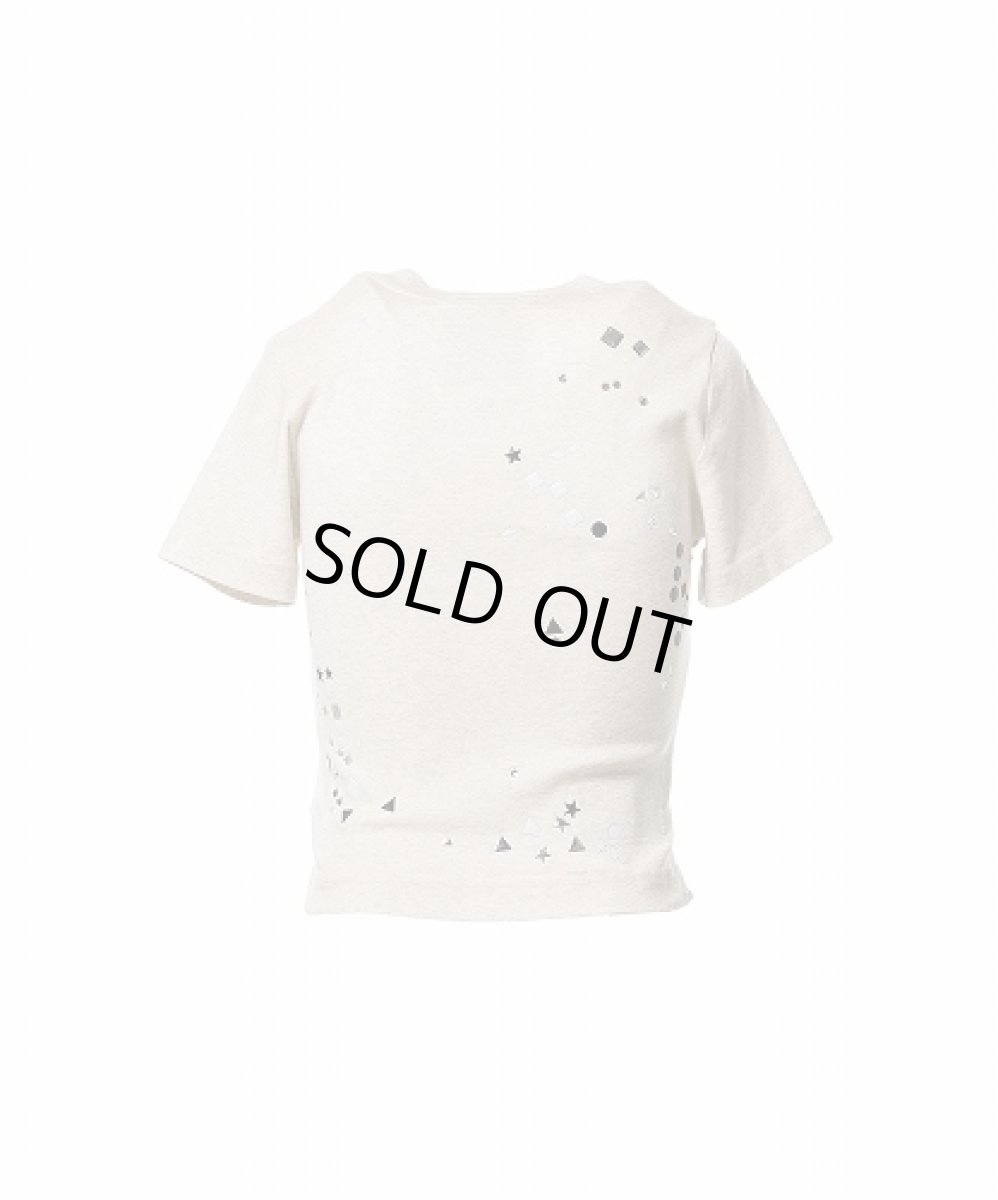 画像2: Maison MIHARA YASUHIRO(WOMEN'S)  Embellished Sticker Mini T-shirt ミニTシャツ (2)