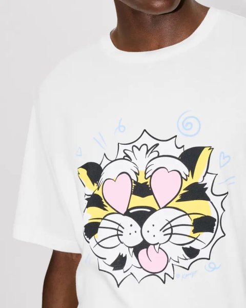 画像3: 'KENZO Wild Tiger' オーバーサイズ Tシャツ イン コットン (3)