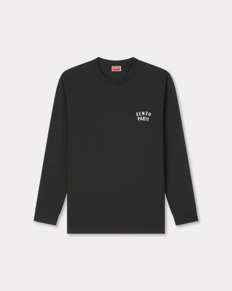 画像1: 'KENZO Boke Heart' リラックス ロングスリーブ Tシャツ イン コットン (1)