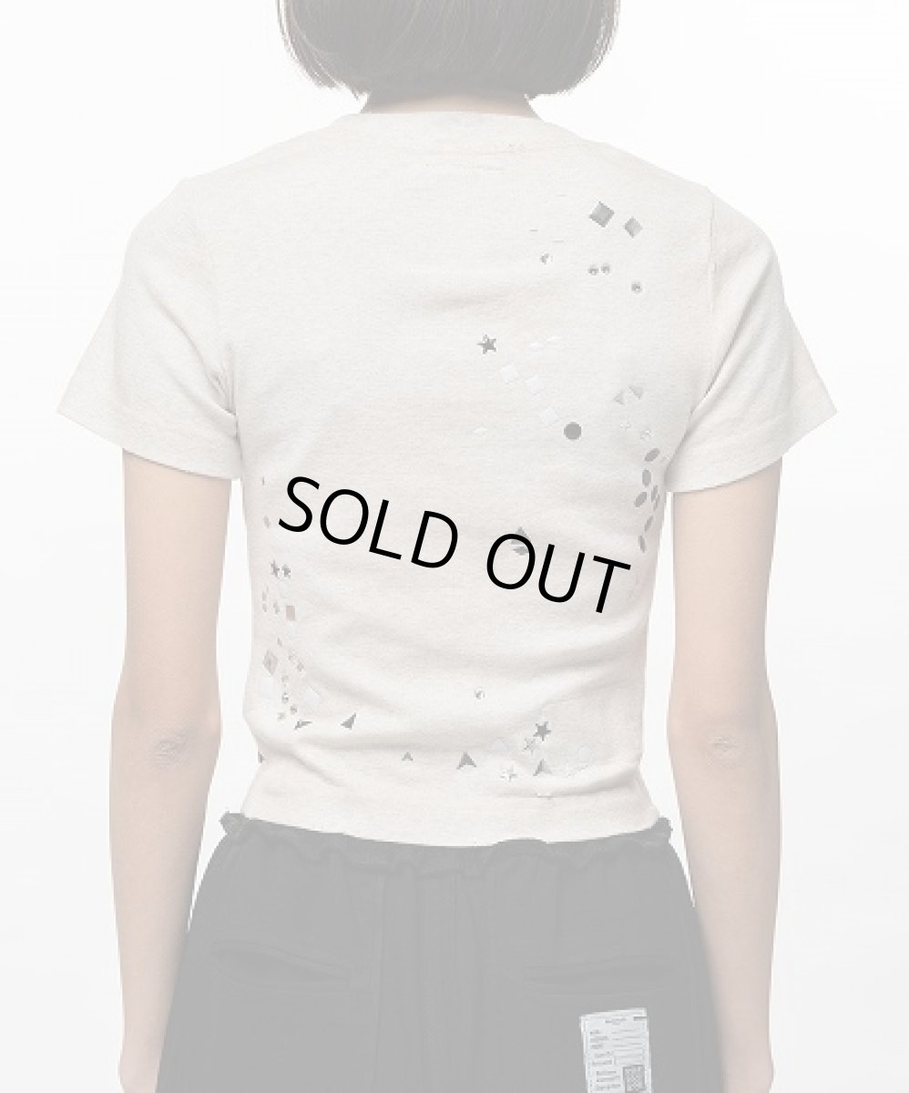 画像7: Maison MIHARA YASUHIRO(WOMEN'S)  Embellished Sticker Mini T-shirt ミニTシャツ (7)