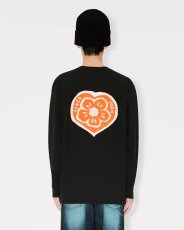 画像6: 'KENZO Boke Heart' リラックス ロングスリーブ Tシャツ イン コットン (6)