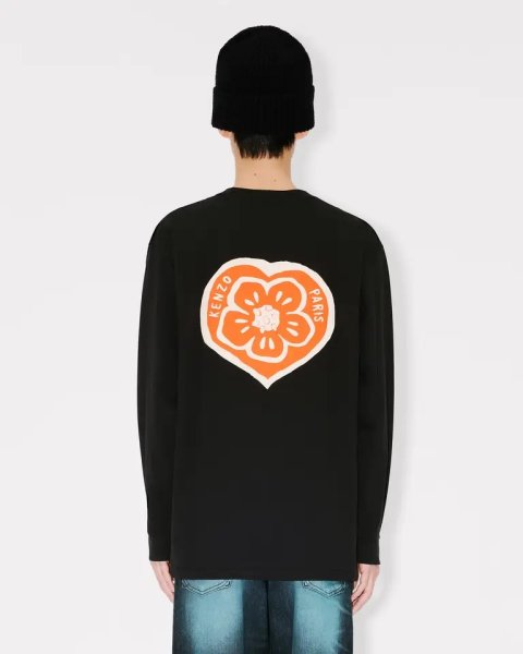 画像6: 'KENZO Boke Heart' リラックス ロングスリーブ Tシャツ イン コットン (6)