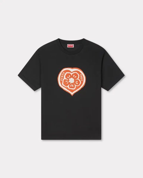 画像1: 'KENZO Boke Heart' Tシャツ イン コットン (1)