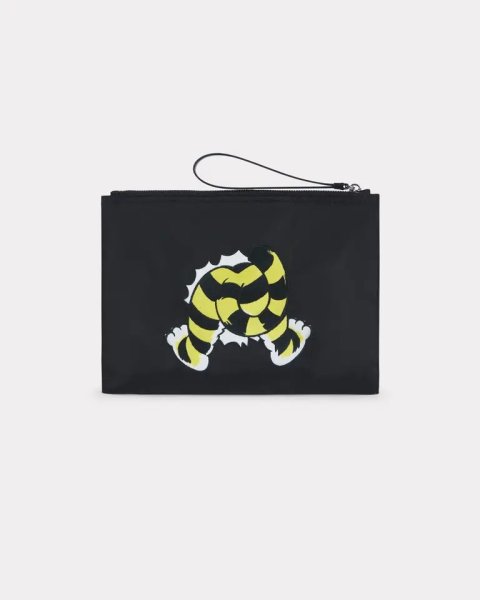 画像2: 'KENZO Wild Tiger' ラージ クラッチ (2)