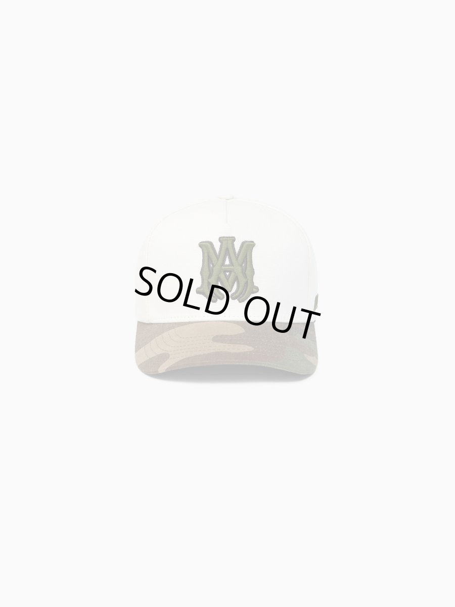 画像1: AMIRI MA OUTLINE CAMO CANVAS HAT (1)
