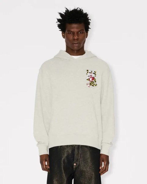 画像5: 'KENZO Wild Tiger' エンブロイダリー フーディー イン コットン (5)