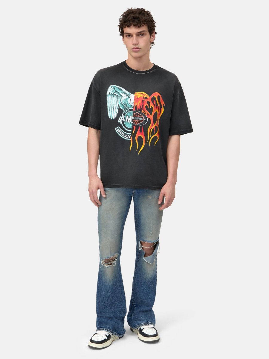 画像2: AMIRI SPLICED OVERSIZED TEE (2)