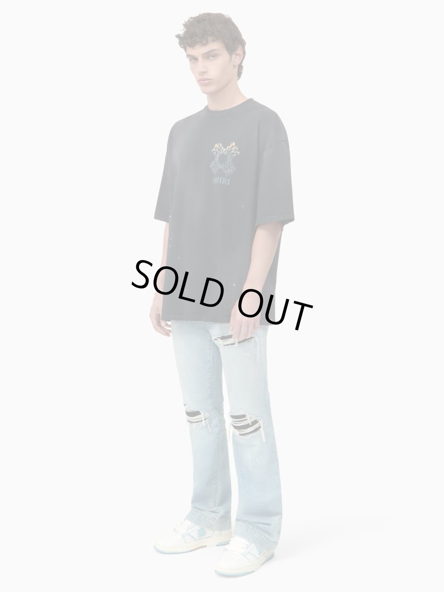 画像3: AMIRI MA QUAD FLAMES OVERSIZED TEE (3)