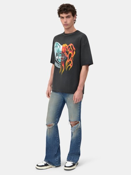 画像3: AMIRI SPLICED OVERSIZED TEE (3)