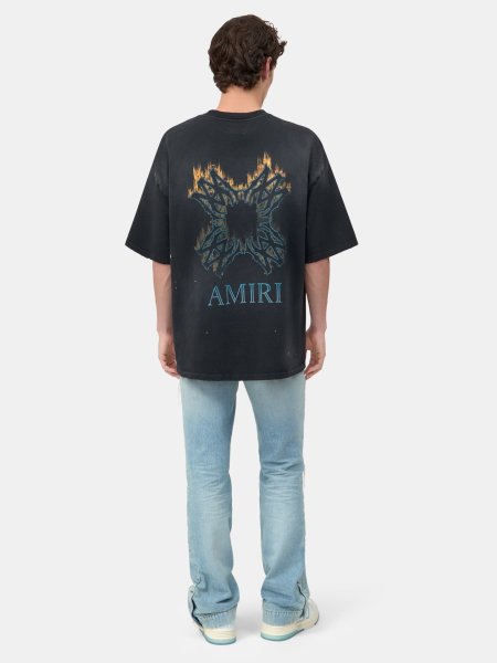 画像4: AMIRI MA QUAD FLAMES OVERSIZED TEE (4)