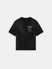 画像1: AMIRI MA QUAD FLAMES OVERSIZED TEE (1)
