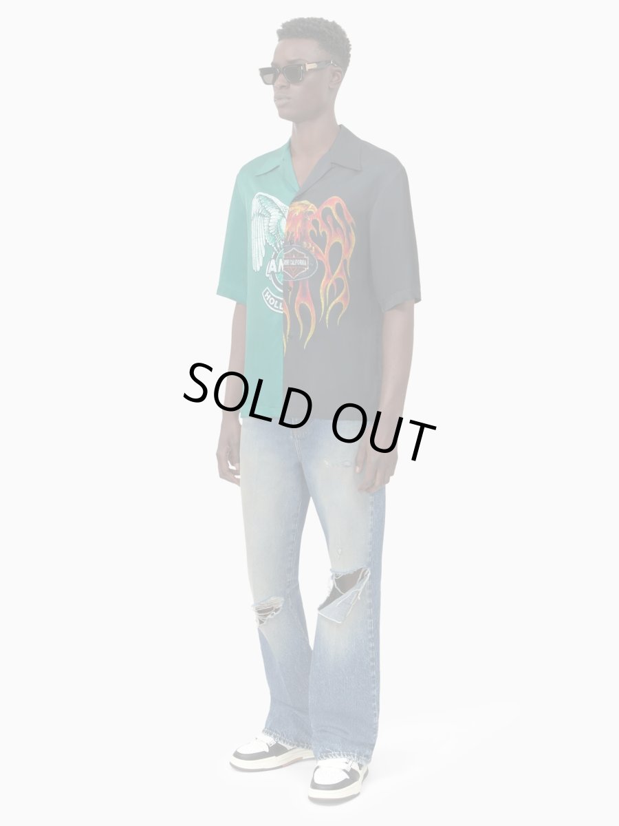 画像3: AMIRI SPLICED CAMP SHIRT (3)