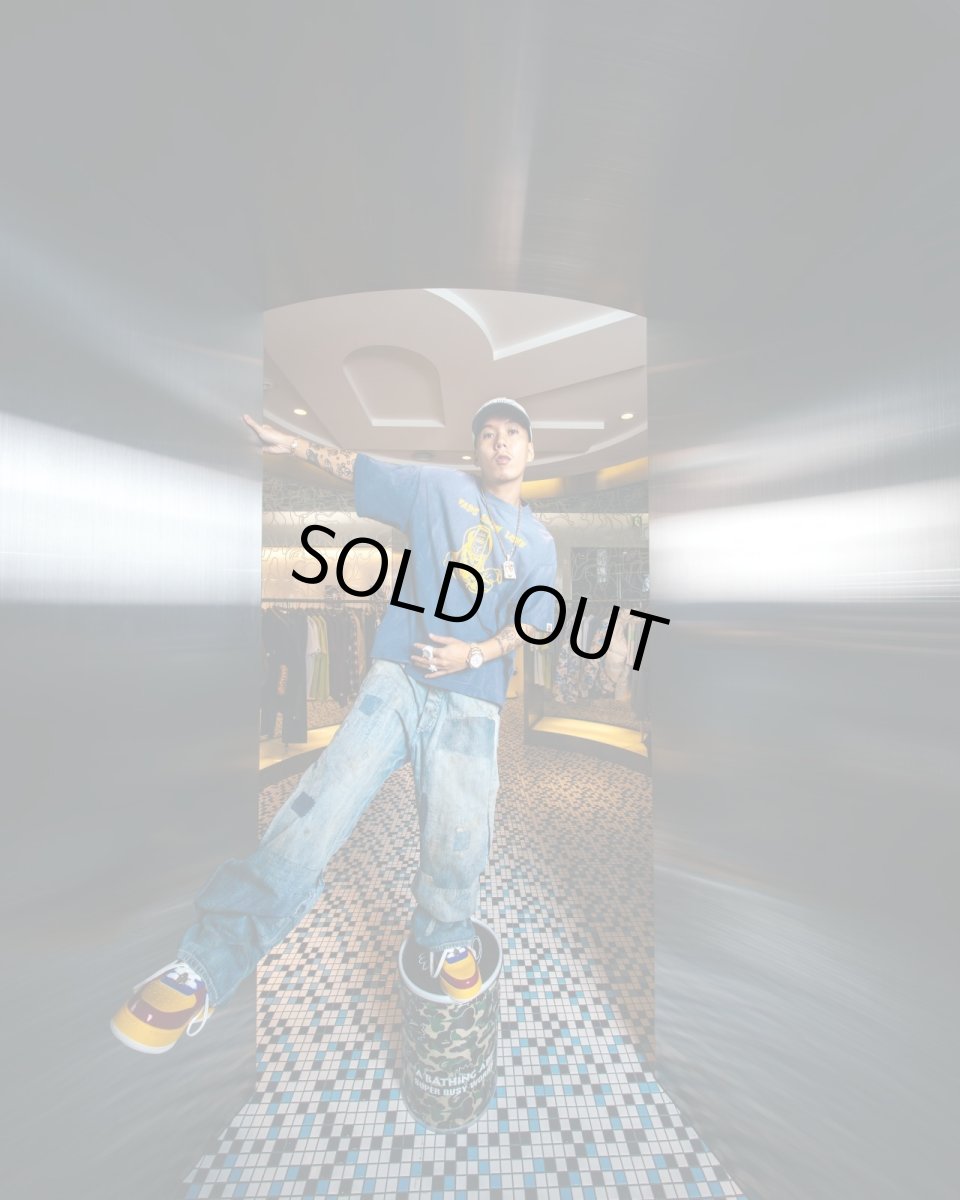 画像4:  SAINT Mxxxxxx × A BATHING APE®  BAPE_SS T-SHIRT/FADE AWAY LV (4)